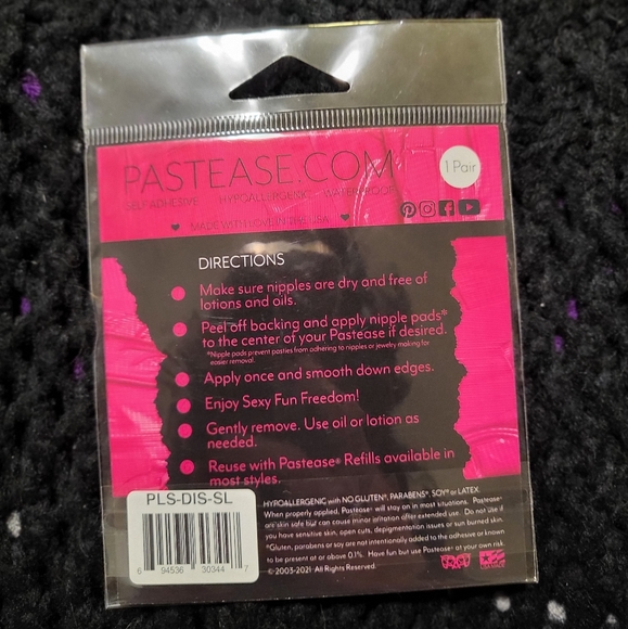 Holographic X Pasties Pastease - Picture 3 of 4